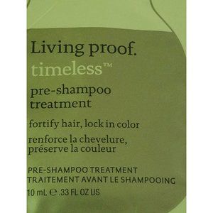 Living Proof Timeless Pre-Shampoo Treatment 0.33 Fl Oz Travel Size Fortify Hair